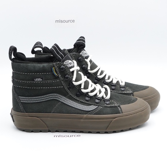 NEW Size 9 Women's Vans MTE Sk8-Hi DR Waterproof Suede Sneakers VN000CVR0VB - Picture 3 of 8